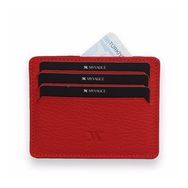 My Valice 1817 - Kırmızı Unisex Hakiki Deri Cüzdan ve Kartlık