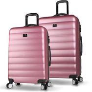 My Valice Colors Abs Orta ve Büyük Boy Rose Gold 2'li Valiz Seti