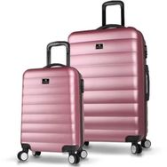 My Valice CRSKB Colors Abs Kabin Ve Büyük Boy Rose Gold 2 Valiz Seti