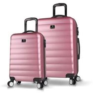 My Valice CRSKO Colors Abs Kabin Ve Orta Boy Rose Gold 2'li Valiz Seti