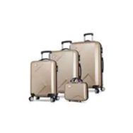 My Valice Diamond Abs 4'lü Gold Travel Valiz Seti