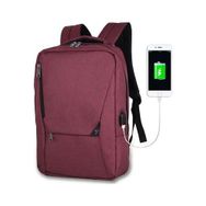My Valice Smart Bag Active Usb Şarj Girişli Slim Bordo Notebook Sırt Çantası