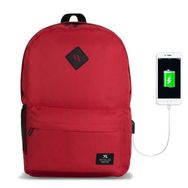 My Valice Smart Bag Specta Usb Şarj Girişli Akıllı Kırmızı Sırt Çantası