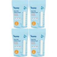 Mycey Tekli 4x25'li Paket Anne Sütü Süt Saklama Poşeti