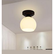 Mylights 15 cm E27 Duylu Modern Spor Opal Camlı Tavan Avize Cap