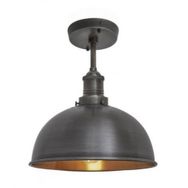 Mylights Mat Siyah 30 cm Retro Rustik Tavan Avize Rustik Avize