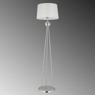 Mylights Modern Krom Gövde Beyaz Başlık Köşe Lambası Lambader