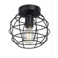 Mylights Plofonyer Armatür Retro Dünya Kafes Tavan Avize