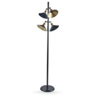 Mylights Retro Mafsalı Dörtlü Hareketli Köşe Lambası Lambader
