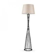 Mylights Retro Siyah Köşe Lambası Lambader