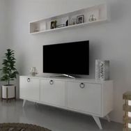 Myniture Home & Living Q3029-1 Kulplu Dolaplı Modern Tv Sehpası