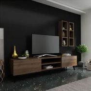 Myniture Home & Living Q3800-2 Ceviz Festival Tv Ünitesi