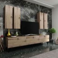 Myniture Home & Living Q7820-3 Çırağan İdeal Tv Ünitesi + Raf ve Dolap