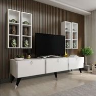 Myniture Home & Living S3002-1 Beyaz Festival Tv Ünitesi