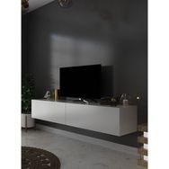 Myniture Home & Living S6200-1 Beyaz Duvara Monte Tv Sehpası