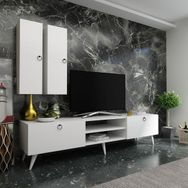 Myniture Q3822-1 Beyaz Festival TV Ünitesi
