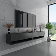 Myniture S6102-4 Antrasit Duvara Monte Tv Sehpası