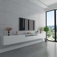 Myniture S6109-1 Beyaz Duvara Monte Tv Sehpası