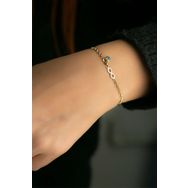 MYOROGOLD 14 Ayar Sonsuzluk Altın Bileklik