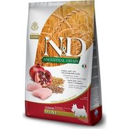 N & D 2.5 kg Senior Mini Medium Tavuk ve Narlı Düşük Tahıllı Yaşlı Köpek Maması