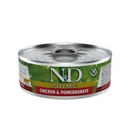 N & D Prime Tahılsız Tavuk ve Narlı Yetişkin 80 gr Kedi Konservesi