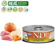 N & D Tahılsız Balkabaklı Yaban Domuzu Elmalı 80 gr Kedi Konservesi