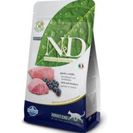 N & D Tahılsız Kuzu Etli Yaban Mersinli Adult 5 kg Yetişkin Kedi Maması