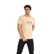 Naglita 118 Seoul Regular Bej Erkek T-Shirt