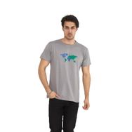 Naglita 118 World Regular Gri Erkek T-Shirt