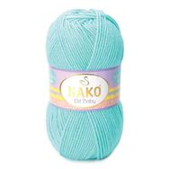 Nako 10535 Açık Turkuaz 100 gr Elit Baby El Örgü İpi