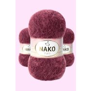 Nako 11273 Bordo Paris 3 Adet El Örgü İpi Yünü