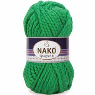 Nako 11347 Spaghetti Yeşil Örgü İpi