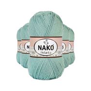 Nako 12297 5 Adet Çağla Yeşili Pırlanta Amigurumi El Örgü İpi Yünü