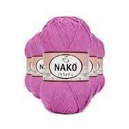 Nako 1249 5 Adet Gül Pırlanta Amigurumi El Örgü İpi Yünü