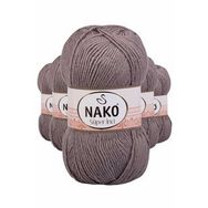 Nako 2000 5 Adet 100 gr Vizon Süper İnci El Örgü İpi