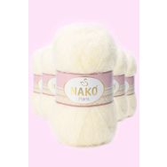 Nako 2098 5 Adet Krem Paris El Örgü İpi Yünü