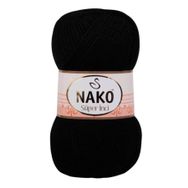 Nako 217 Siyah 100 gr Süper İnci El Örgü İpi