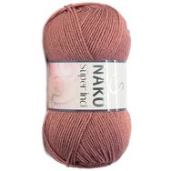Nako 2248 Süper İnci Marsala Kırmızı 100 gr El Örgü İpi