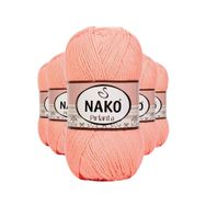 Nako 3148 5 Adet Somon Pırlanta Amigurumi El Örgü İpi Yünü