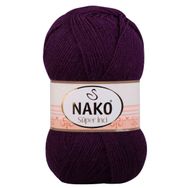 Nako 3260 Mor 100 gr Süper İnci El Örgü İpi