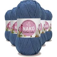 Nako 97563 Denim 5 Adet Cotton Lüks Yelek Tunik Kazak Bluz Hırka İpi Yünü