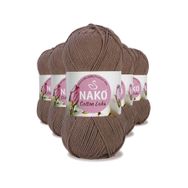 Nako 97583 5 Adet Toprak Cotton Lüks Yelek Tunik Kazak Bluz Hırka İpi Yünü