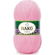 Nako Astra 2197 Açık Pembe El Örgü İpi
