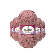 Nako No: 31760 5 Adet Vega Tweed Premium Akrilik El Örgü İpi Yünü