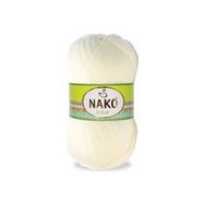 Nako Rekor 256 Krem 5 Adet El Örgü İpi