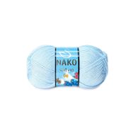 Nako Saten 1820 Açık Mavi Örgü İpi