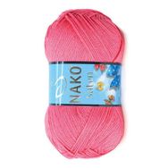 Nako Saten 236 Gül Pembe El Örgü İpi