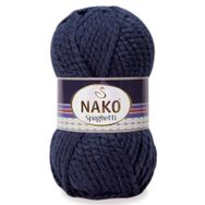 Nako Spaghetti 3088 Navy Blue El Örgü İpi