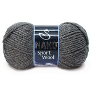 Nako Sport Wool 193 Koyu Gri Melanj El Örgü İpi