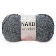 Nako Süper İnci 193 Koyu Gri Melanj Örgü İpi